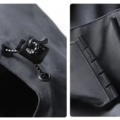 Men'S Waterproof Rain Jacket Lightweight Outer Hooded Outdoor Raincoat Hiking Windproof Jacket Climbing Outdoor Jackets